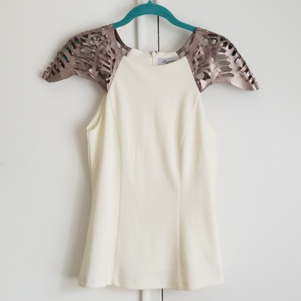 Lumier By Bariano Angel Shoulder Blouse